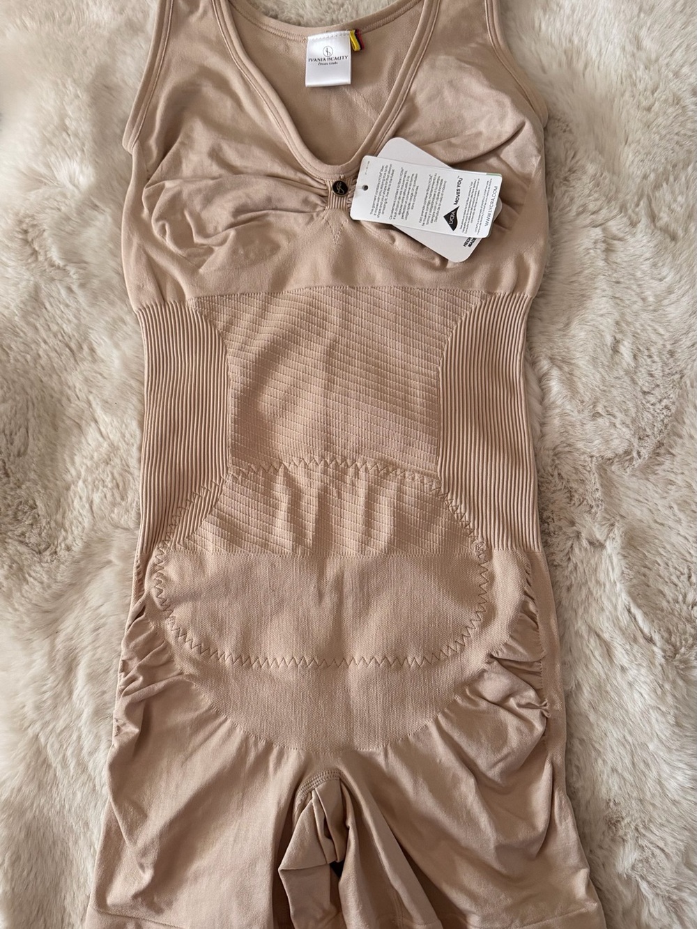 Seamless Sculpting Bodysuit - Beige